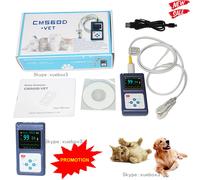 Veterinary pulse oximeter Handheld SPO2 PR monitor Vet Tongue Probe+PC software