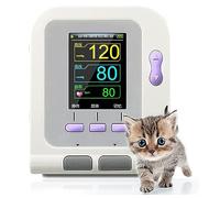 Veterinary Pulse Oximeter， Veterinary Equipment, Digital Veterinary Blood Pressure Monitor Cuff with 3 Cuffs, Automatic Measurement Electronic Sphygmomanom, for Dog/cat/Pets Animal Care