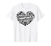 Veterinary Receptionist Funny T Shirt for Animal Lovers T-Shirt