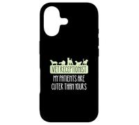 Veterinary Receptionist My Patients Are Cuter Than Yours Case for iPhone 17