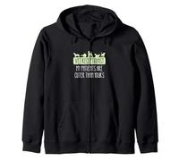 Veterinary Receptionist My Patients Are Cuter Than Yours Zip Hoodie