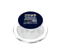 Veterinary Receptionist Skills Sarcasm Coffee Whiskey PopSockets PopGrip for MagSafe