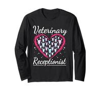 Veterinary Receptionist Veterinarian Assistant Vet Long Sleeve T-Shirt