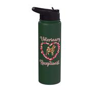 Veterinary Receptionist Veterinarian Assistant Vet Stainless Steel Insulated Water Bottle