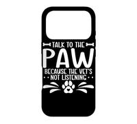 Veterinary Talk To The Paw Animal Care Veterinarian Vet Case for iPhone 17 Pro