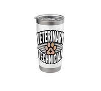 Veterinary Technician Animal Paw Career Pride Stainless Steel Insulated Tumbler