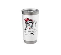 Veterinary Technician Rosie The Riveter Pin Up Stainless Steel Insulated Tumbler