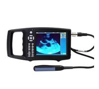 Veterinary Ultrasound Machine, 3.5MHz B Scanner for Pregnancy Detection in Animals, 5.6" LED Display for Farm Use