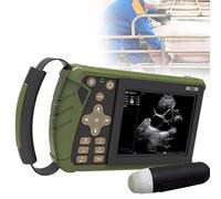 Veterinary Ultrasound Machine Handheld Scanner 5.6-Inch Touchscreen 3.5MHz Probe for Pregnancy Testing in Livestock and Pets