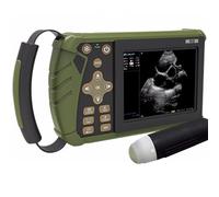 Veterinary Ultrasound Machine, Wireless Color Doppler, Handheld Scanner for Pregnancy Detection in Dogs, Cats, Pigs, Sheep, and Goats