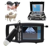 Veterinary Ultrasound Scanner for Pigs & Sheep, 3.5MHz Probe, 4-Color Display, B-Mode Imaging, Accurate Pregnancy Testing Device for Livestock
