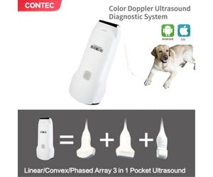 Veterinary Ultrasound Scanner Handheld Color Doppler Wireless Diagnostic System