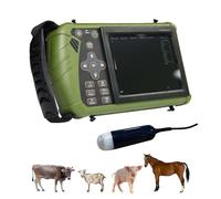 Veterinary Ultrasound Scanner Kit Handheld Pregnancy Tester B-Ultrasound Scanner for Farm Animals Pig Goat Pregnancy for Sheep and Estimate The Number Of Fetuses, Fetal Heart Beat(Convex Array Probe)