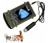 Veterinary Ultrasound Scanner Kit, Portable Ultrasound Scanner B-Ultrasound Machine for Farm Animals Pig Goat Pregnancy with 3.5 Mhz Convex Probe for Pregnancy Pig, Sheep, Dog, Cat Use