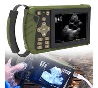 Veterinary Ultrasound Scanner, Portable B-Ultrasound with 3.5MHz Probe, 5.6-inch LED Display for Imaging Pregnant Pigs, Sheep, Dogs, Cats
