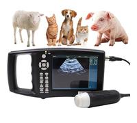 Veterinary Ultrasound Scanner with 3.5 MHz Probe for Pregnancy Detection in Pigs and Sheep - Manual Ultrasound Machine for Veterinarians