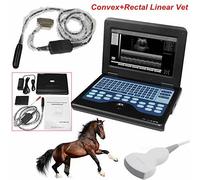 Veterinary vet Laptop Ultrasound Scanner Machine Convex/Linear/Cardiac/Rectal,US