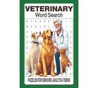 Veterinary Word Search: 55 Word search Puzzles about veterinary | 6X9 inches, 110 pages, 495 words | The Perfect, Entertaining & Educational Gift for vets and animals lovers