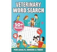 Veterinary Word Search Puzzle Book: Large-Print Veterinary Word Search Book - 50+ Animal Puzzles for Vet Students, Professionals & Animal Lovers