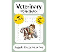 Veterinary Word Search Puzzle Book: Word Searches With Easy to Read Print About Veterinaries, Animals, Pets, and More | 6x9 Inches, 110 Pages | 50+ ... Gift for Vacations, Holidays and Free Time