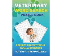 Veterinary Word Search Puzzle Book: Word Searches with Easy to Read Print about Veterinary care, Vet-related things, Medical tools and More | 6x9 ... … Gift for Vacations, Holidays and relaxing