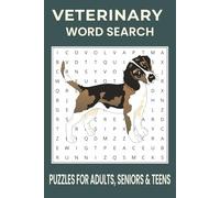 Veterinary Word Search Puzzle Book: Word Searches with Easy to Read Print about Veterinary, Vet Tech, Dogs and More | 6x9 inches, 110 pages | 50+ Puzzles...Gift for Vacations, Holidays and Free Times.