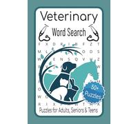 Veterinary Word Search Puzzle Book: Word Searches with Easy to Read Print about Vets, Animals, Medicine and more | 6x9 inches, 110 pages | 50+ puzzles … Gift for Vacations, Holidays and Free Times.