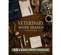 Veterinary Word Search Puzzles: Word Search Puzzles with Easy to Read Large Print about Veterinary Medicine, Dogs, Cats, Animal Care and More | 8×10, ... Vacations (Everyday Heroes Puzzle Collection)