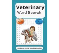 Veterinary Word Search: Word searches with easy to read print about Animal Health, Pet Care, Preventive Medicine, and more} 6x9 inches, 110 pages] 50+ ... Gift for vacations, holidays, and easy times.