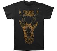 VETES Protest Hero Goat T Shirt Casual Graphic Tops Black XL