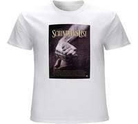 VETES Schindlers List Movie Poster Oskar Schindler Itzhak Stern Amon Goeth Gift Men Unisex T Shirt White L
