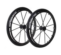 VetEur 24Inch Sports Wheelchair Rear Wheels, Wheelchair Wheel Replacement, Quick Release, Aluminum Alloy, Black