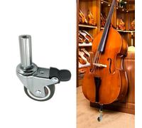 Vetimobato 3/4 Upright Double Bass End Pin Replacement Double Bass Accessory Upright Bass Parts (Only Wheel)