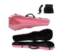 Vetimobato 4/4 Full Size Violin Case High strength Carbon fiber hard Violin Case with Hygrometer, Accessory Compartment, Backpack straps and 2 Bow holder