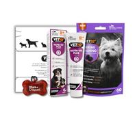 VETIQ Dog & Puppy Wellness Pack - Calming & Nutrition Support, Serene Calming Chews & Nutri-Vit Plus Paste High-Calorie Vitamin Supplement - Stress Relief & Vitality Support - From 12 wks