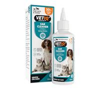 VETIQ Ear Cleaner Solution with Screw Open Applicator for Cats & Dogs, Safe & Gentle Solution to Soften & Remove Ear Wax & Maintain Ear Hygiene, 150 ml (Pack of 1) - Larger 150ml Size