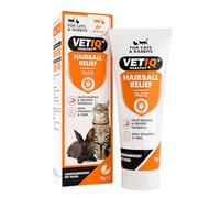VETIQ Hairball Relief Paste With Vitamin E & Fibre For Cats & Rabbits 6+ Months, Helps Remove & Prevent Hairballs, 70 g (Pack of 1)
