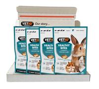 VETIQ Healthy Bites Odour Control Care Small Animal Treats (72 Servings) | Crispy Cream-Filled Treats Control Cage & Hutch Odours. No Added Sugar. Under 5 Calories per Bite