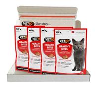 VETIQ Healthy Bites Urinary Care Treats for Cats & Kittens 3+ Months, with Cranberry, Taurine and Prebiotic Fibre, 65 g (Pack of 4)