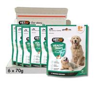 VetIQ Healthy Treats Joint & Hip Care, 6x 70g, Natural Dog Treats with Glucosamine, Chondroitin & MSM