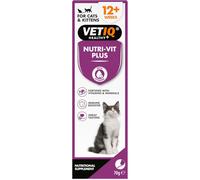 VETIQ Nutri-Vit Plus Immune Booster Nutritional Supplement Paste for Cats & Kittens 12+ Weeks Recovering from Illness, Helps to Provide Extra Energy & Nutrition, 70 g