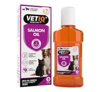 VETIQ Salmon Oil Sourced From Atlantic Salmon Rich In Omega 3,6 & 9 For Skin, Coat, Joint & Brain Health Cat & Dogs 515ml