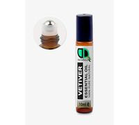 Vetiver Roll On Essential Oil - 10ml | for Calming & Grounding, Soothes Nervous System, Aromatherapy | Use on Skin, Temples, Pulse Points, Wrists, Neck