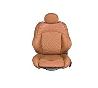 VETJMUA Auto Seat Covers For Mini For Cooper R50 R53 R52 2001 2002 2003 2004 2005 2006 2007 2008 Car Seat Cover Protector Cushion Pad(Brown,Rear seats)