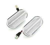 VETJMUA Dynamic Turn Signal Light For VW Up For Caddy T5 For Jetta For Golf 3 4 For Fox For Beetle For Lupo Led Dynamic Side Marker Turn Signal Light(Crystal white)