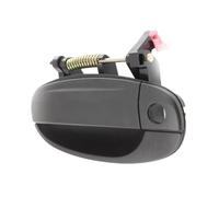 VETJMUA Exterior Handle for Daewoo for Kalos 2003-2006 Exterior Black Door Handles Set of 4 Matte Compatible with Left and Right Doors 96541632 Outside Door Handle(Front Left)