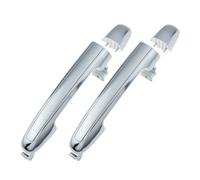 VETJMUA for Hyundai for Sonata 2006 2007 2008 2009 2010 2.4L 3.3L Front Rear Left Or Right Car Exterior Car Door Handle Passenger Side Door Handle(Rear Pair Chrome)