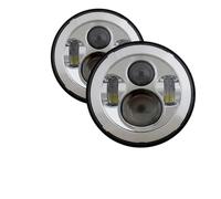 VETJMUA Front Headlight For Land For Rover 90/110 For Defender 1990-2016 Car LED Lights Kit Front Rear Signal Indicator Lamp Stop Fog Reversing Light Car Head light(BHeadlight only)
