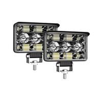 VETJMUA Headlamp Assembly 3/4/5 Inch ED Light Bar Off Road Spotlight Work LED Running Headlight For Truck Tractor 4X4 Boat 12v 24v Fog Lamp Headlight Assembly(2pcs 5inch 156W)
