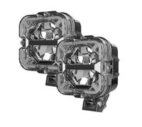 VETJMUA Headlamp Assembly Led Work Spotlights 24V 12V Headlights Amber DRL Driving Fog Lights For Truck Car Off Road ATV SUV UAZ Headlight Assembly(1pair A)